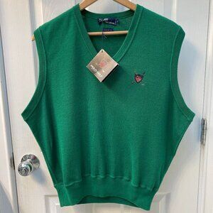 NWT Polo by Ralph Lauren Golf V-Neck Sweater Vest Size Large